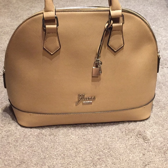 Guess Handbags - Guess tan purse